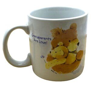 American Greetings Grandparents are Love Teddy Bear Graphic Coffee Tea Mug Cup